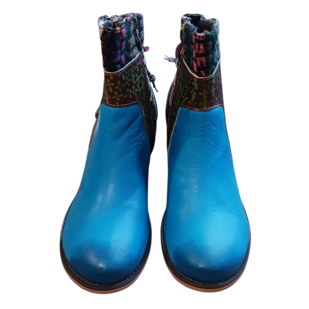 Socofy Boho Retro Embellished Multi Boot - Picture 5 of 16